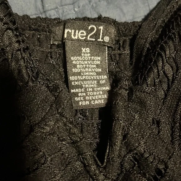 Pretty Black XS Rue21 Dress - Picture 4 of 7